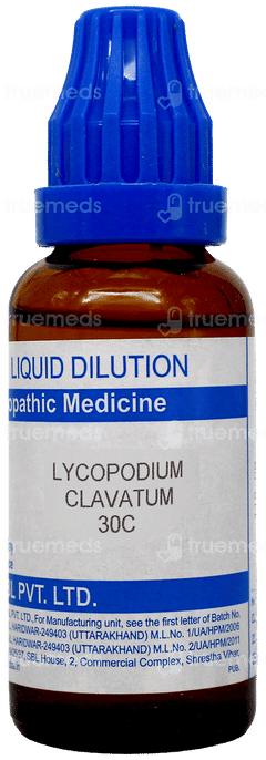 Sbl Lycopodium Clavatum 30C Dilution 30Ml